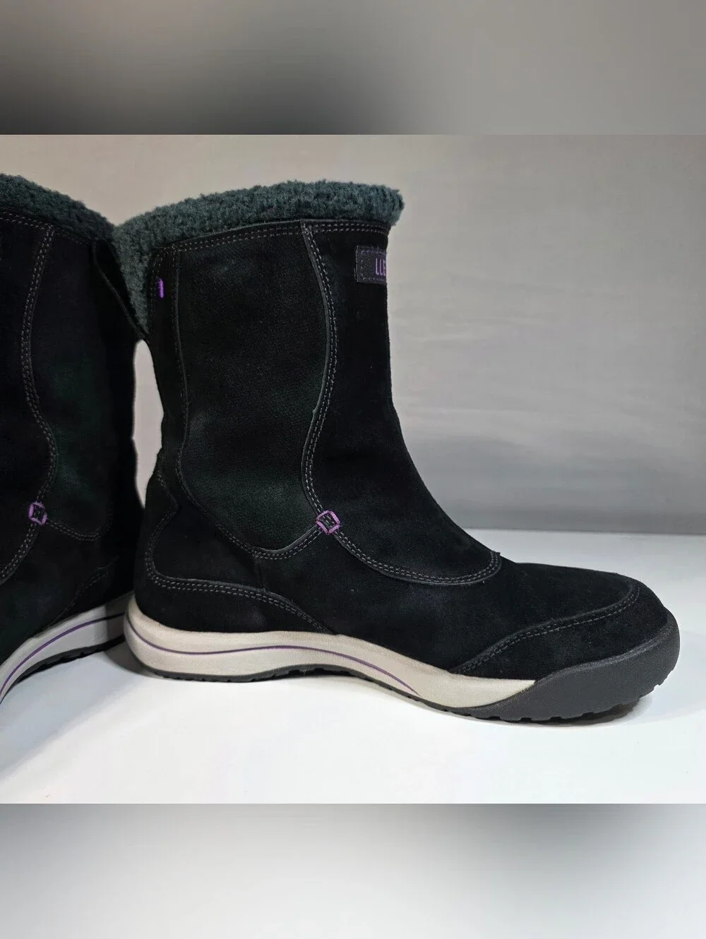 L.L. Bean Women's Suede Waterproof Winter Boots Size 8.5